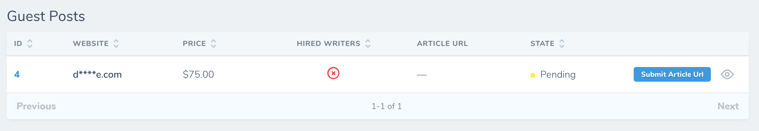 Submit Article URL